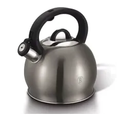 Чайник со свистком Berlinger Haus Carbon Metallic Line 3 литра цвет серый 1073BH