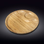 Блюдо круглое бамбуковое Wilmax Bamboo 300 мм WL-771044/A