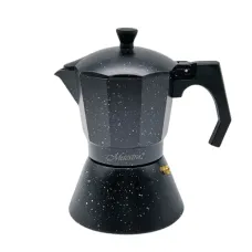 Кофеварка гейзерная Maestro алюминиевая 9 чашек Цвет черный MR-1667-9