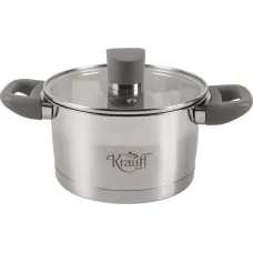Каструля з нержавійки Krauff Elit 2.6 літри 18 см з кришкою 26-238-056