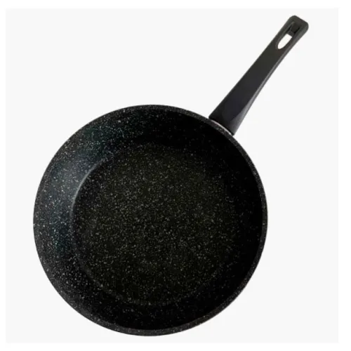 Сковорода алюминиевая BIOL Black Stone 24 см с антипригарным покрытием 24078P