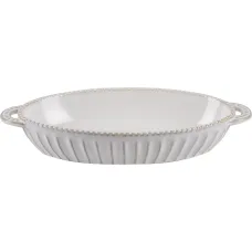 Форма для запікання Limited Edition Allegra Biege овальна з ручками 335*160*58 мм GJH010-34-2-129
