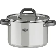 Каструля з нержавіючої сталі Krauff Prime Chef 5 літрів 22 см з кришкою 26-303-010