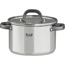 Каструля з нержавіючої сталі Krauff Prime Chef 6.3 літрів 24 см з кришкою 26-303-011