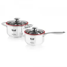 Набір кухонного посуду Krauff Smart Chef нержавіюча сталь 4 предмети 26-238-069