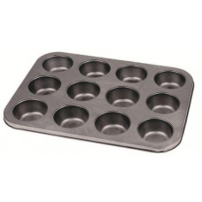 Форма для випічки кексів CON BRIO Pfluon 35х26х3 см Black 533CB