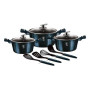 Комплект посуду BERLINGER HAUS Aquamarine Metallic Line 10 пр Колір синій 6152BH