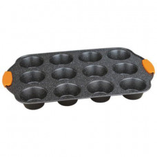 Форма для випічки BERLINGER HAUS Granit Diamond Line 41,2х26,5х3 см (12 клітинок) 1138BH