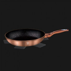 Сковорода з мармуровим покриттям BERLINGER HAUS Rosegold Collection Line 28 см Колір золотистий 1510N-BH