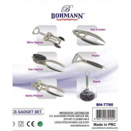 Набір для бару Bohmann з підставкою 6 пр 7780