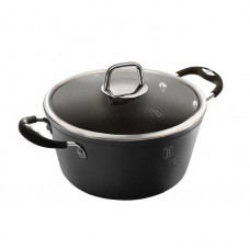 Каструля з кришкою BERLINGER HAUS 24 * 11,8см 4,1л Black Professional Line Колір чорний 6123BH