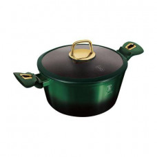 Каструля з кришкою BERLINGER HAUS Emerald Collection 24 см - 4.1 л Колір зелений 6058BH
