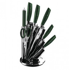 Набір ножів на підставці BERLINGER HAUS Emerald Collection 8 пр Колір зелений 2463BH
