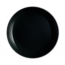 Тарелка для закусок круглая Luminarc Diwali Noir 190 мм Цвет черный 0789p