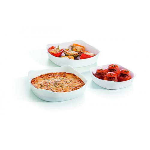 Форма для запікання LUMINARC Smart Cuisine Carine 260х260 мм Колір білий 4026p