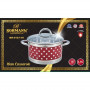 Каструля з кришкою BOHMANN 6,1 л.24 см Колір в асортименті 0127-24
