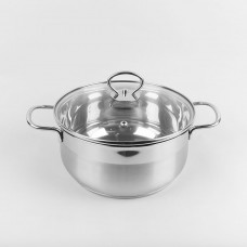 Каструля з кришкою MAESTRO нержавіюча сталь 24 см - 5.5 л 3508-24м