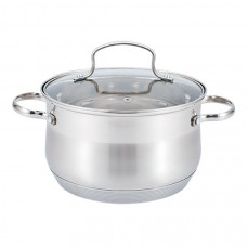 Каструля з кришкою MAESTRO Classic нержавіюча сталь 22 см - 5.1 л 3512-22м