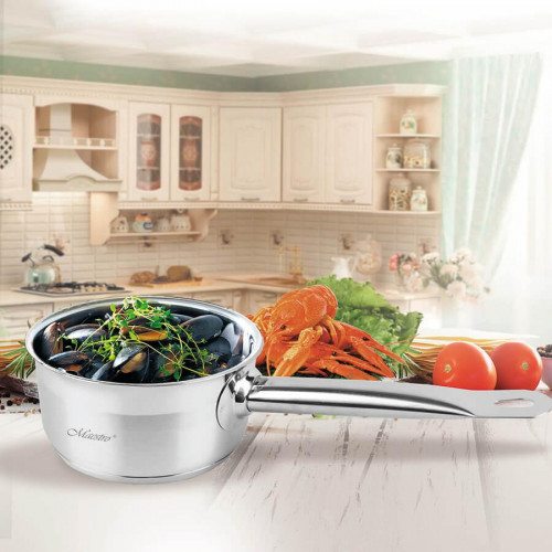 Ковш без крышки MAESTRO нержавеющая сталь 16 см - 1.25 л 3502-16Sм
