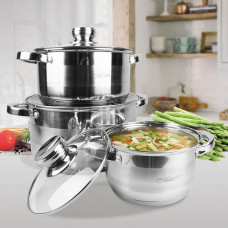Комплект посуду MAESTRO 6 пр сріблястий 2220-6L